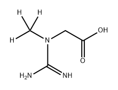 Glycine, N-(aminoiminomethyl)-N-(methyl-d3)- Structure
