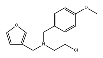 N-(2-Chloroethyl)-N-[(4-methoxyphenyl)methyl]-3-furanmethanamine Structure