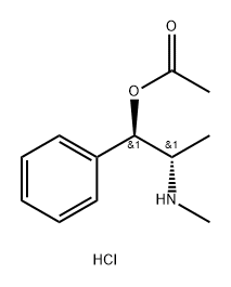 Benzenemethanol, a-[(1S)-1-(methylamino)ethyl]-,acetate (ester), hydrochloride, (aR)- (9CI) Structure