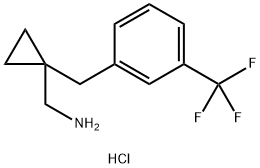 1-[3-(Trifluoromethyl)benzyl]cyclopropylmethanamine hydrochloride Structure