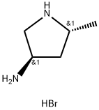 (3R,5R)-5-methylpyrrolidin-3-amine .2HBr Structure