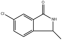 6-Chloro-3-methylisoindolin-1-one Structure