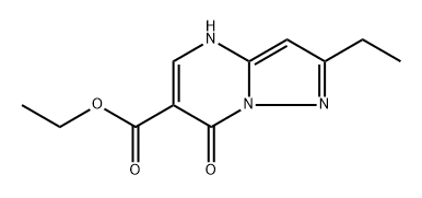 ethyl 2-ethyl-7-hydroxypyrazolo[1,5-a]pyrimidine-6-carboxylate Structure