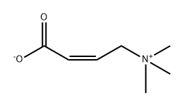 (Z)-4-(Trimethylammonio)but-2-enoate 구조식 이미지