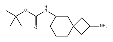 tert-butyl N-(2-aminospiro[3.5]nonan-8-yl)carbamate 구조식 이미지