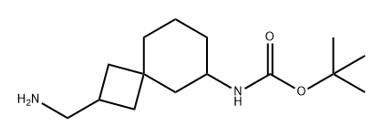 tert-butyl N-[7-(aminomethyl)spiro[3.5]nonan-2-yl]carbamate hydrochloride Structure