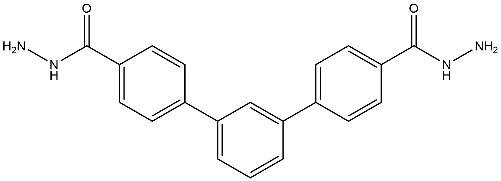 [1,1':3',1''-Terphenyl]-4,4''-dicarboxylic acid, 4,4''-dihydrazide Structure