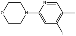 4-(4-Iodo-5-methyl-2-pyridinyl)morpholine Structure
