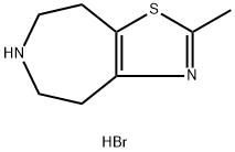 2-Methyl-5,6,7,8-tetrahydro-4H-thiazolo[4,5-d]azepine hydrobromide 구조식 이미지