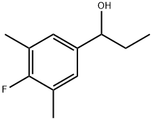 Benzenemethanol, α-ethyl-4-fluoro-3,5-dimethyl- Structure