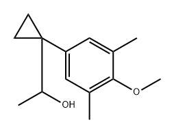 Cyclopropanemethanol, 1-(4-methoxy-3,5-dimethylphenyl)-α-methyl- Structure