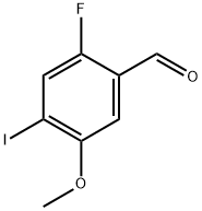 2-fluoro-4-iodo-5-methoxybenzaldehyde Structure