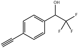 Benzenemethanol, 4-ethynyl-α-(trifluoromethyl)- 구조식 이미지