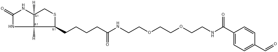 Biotin-PEG2-aldehyde Structure