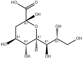 poly(oligo)(3-deoxyglycero-galacto-nonulosonate) Structure