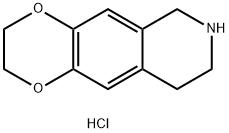 2H,3H,6H,7H,8H,9H-[1,4]dioxino[2,3-g]isoquinoline hydrochloride Structure