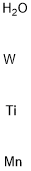 Manganese titanium tungsten oxide ((Mn,Ti,W)O2) Structure