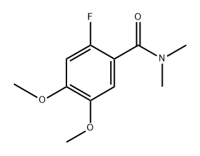 2-fluoro-4,5-dimethoxy-N,N-dimethylbenzamide Structure