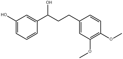 Benzenepropanol, α-(3-hydroxyphenyl)-3,4-dimethoxy- 구조식 이미지