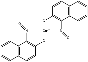 Copper, bis[1-(nitroso-kN)-2-naphthalenolato-kO]- Structure