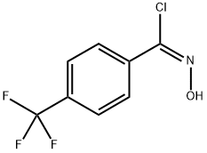 (E)-N-hydroxy-4-(trifluoromethyl)benzimidoylchloride Structure