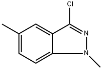 3-Chloro-1,5-dimethyl-1H-indazole Structure