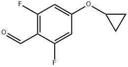 4-Cyclopropoxy-2,6-difluoro-benzaldehyde Structure