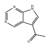 1-(7H-pyrrolo[2,3-d]pyrimidin-5-yl)ethan-1-one Structure