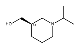 3-Piperidinemethanol, 1-(1-methylethyl)-, (3R)- Structure