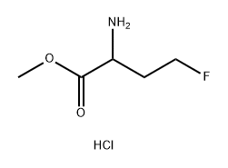 Butanoic acid, 2-amino-4-fluoro-, methyl ester, hydrochloride (1:1) Structure