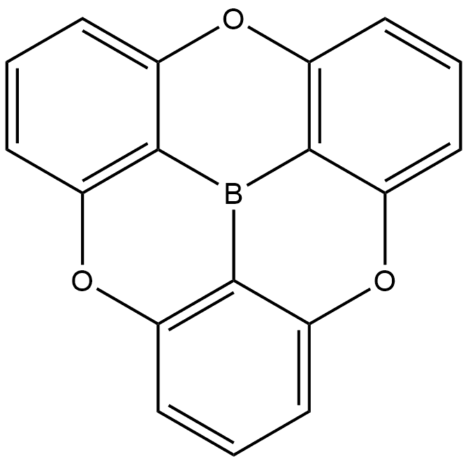 4,8,12-Trioxa-12c-boradibenzo[cd,mn]pyrene, radical ion(1+) Structure