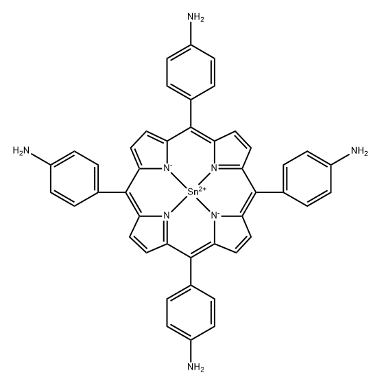 5,10,15,20-Tetrakis-(4-aminophenyl)-porphine-Sn(II) Structure