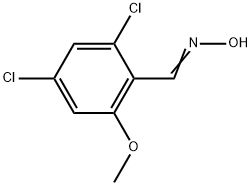 Benzaldehyde, 2,4-dichloro-6-methoxy-, oxime Structure