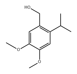 (2-isopropyl-4,5-dimethoxyphenyl) methanol Structure