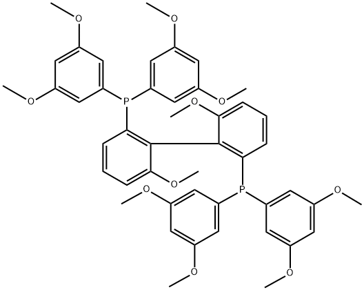 (S)-ECNU-Phos/(S)-(-)-2,2'-Bis[di(3,5-dimethoxyphenyl)phosphino]-6,6'-dimethoxy-1,1'-biphenyl 구조식 이미지