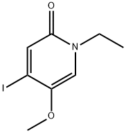 1-Ethyl-4-iodo-5-methoxypyridin-2(1H)-one Structure