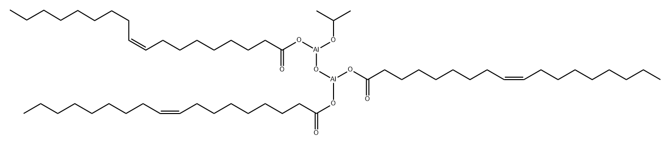 Aluminum,tris[(9Z)-9-octadecenoato-kO]-m-oxo(2-propanolato)di- (9CI) Structure