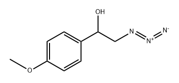 Benzenemethanol, α-(azidomethyl)-4-methoxy- Structure