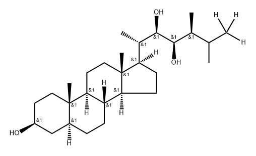 6-Deoxytyphasterol-d3 Structure