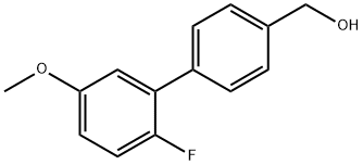 (2'-Fluoro-5'-methoxy-[1,1'-biphenyl]-4-yl)methanol Structure