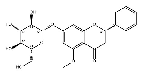 5-MethoxyPinocembroside Structure