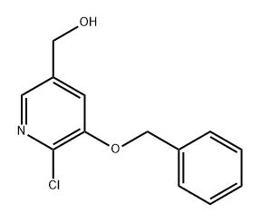 (5-(benzyloxy)-6-chloropyridin-3-yl)methanol Structure