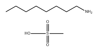 1-Octanamine, methanesulfonate (1:1) Structure