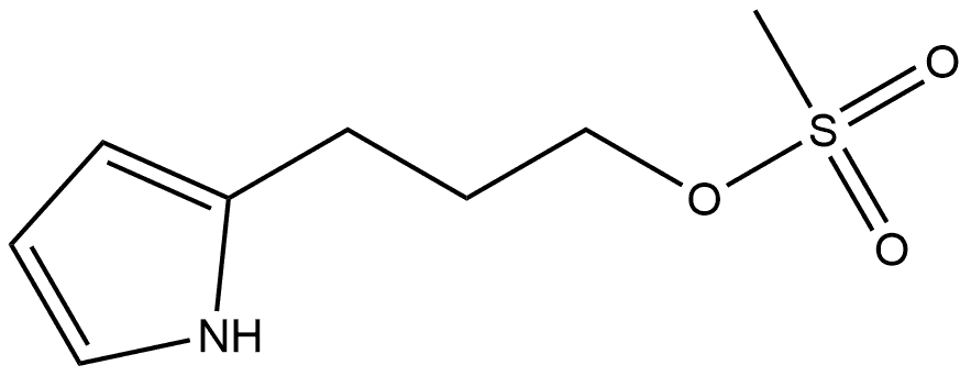 1H-?Pyrrole-?2-?propanol, 2-?methanesulfonate Structure