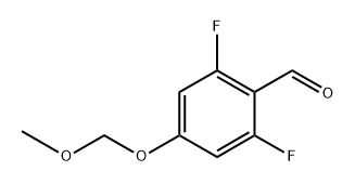 2,6-difluoro-4-(methoxymethoxy)benzaldehyde Structure