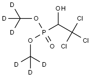 Trichlorfon-(dimethyl-d6) Structure