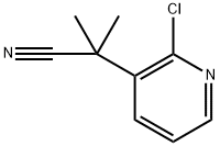 3-Pyridineacetonitrile, 2-chloro-α,α-dimethyl- Structure