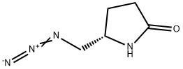 (5S)-5-(Azidomethyl)-2-pyrrolidinone Structure