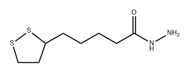 (1,2-dithiolan-3-yl)pentanoyl-hydrazide Structure