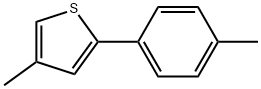 4-Methyl-2-(4-methylphenyl)thiophene Structure